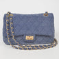 Quilted Denim Shoulder Bag