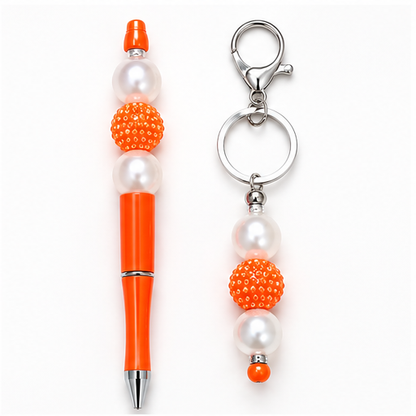 Signature Sparkle Pen & Keychain Set.