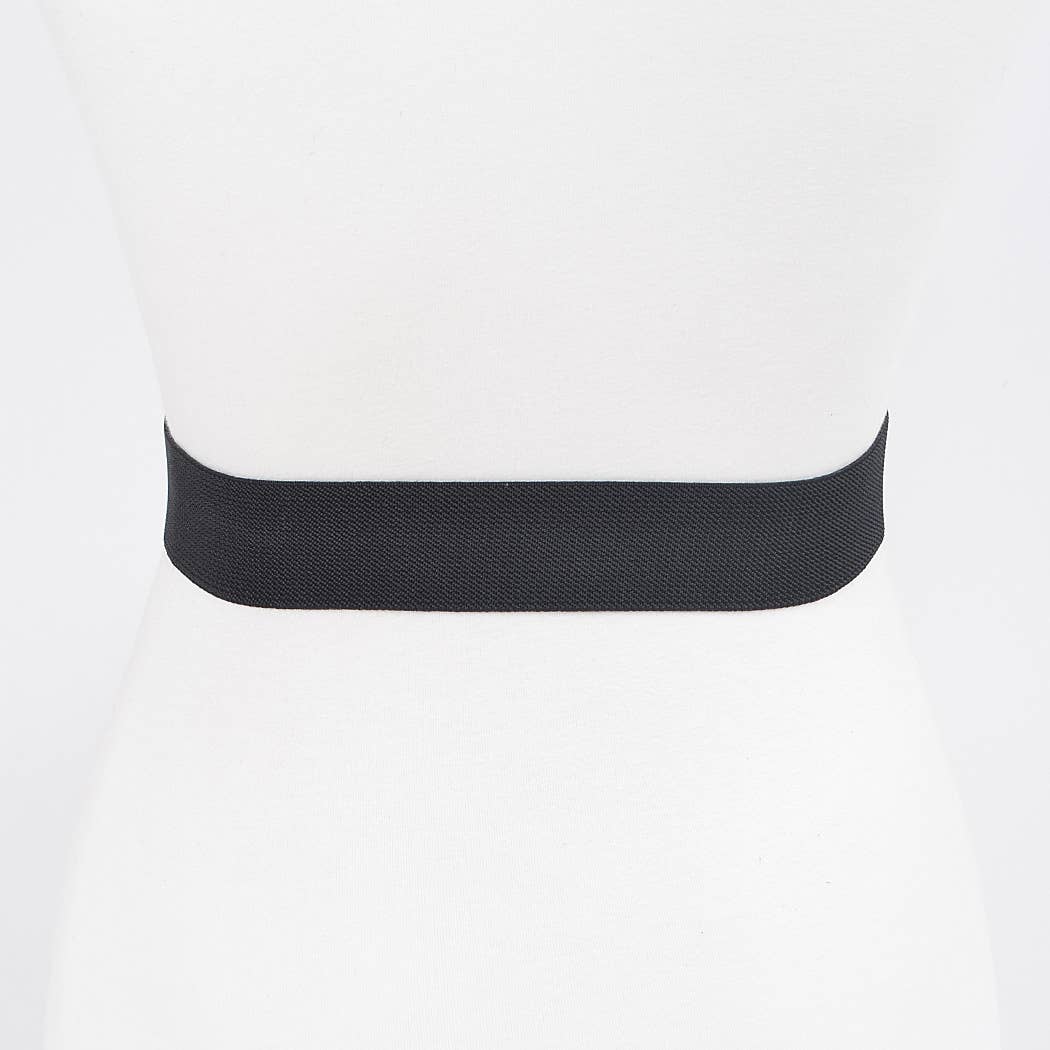 Rhinestone Ribbon Elastic Belt